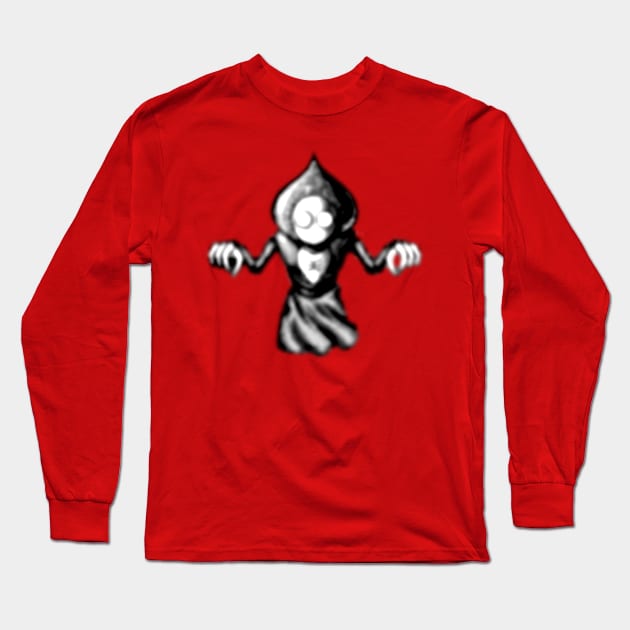 Flatwoods Monster's Ghost *GREY Long Sleeve T-Shirt by AWSchmit